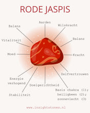 Afbeelding in Gallery-weergave laden, Aarden - Rode Jaspis edelsteen - Insight Stones