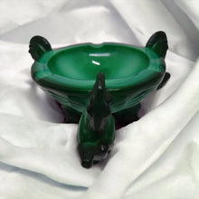 Afbeelding in Gallery-weergave laden, Art Deco Malachiet Asbak 'Pegasus' - Insight Stones