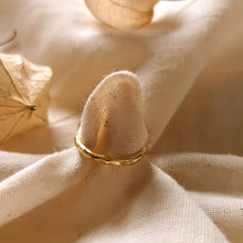 Afbeelding in Gallery-weergave laden, Boho ring verguld 925 zilver groene onyx & carneool - Insight Stones