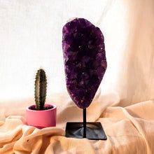Afbeelding in Gallery-weergave laden, Grote A kwaliteit amethist op standaard - Insight Stones