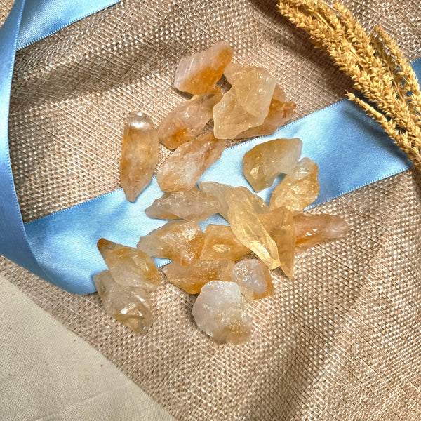 Kleine gebrande amethist brokjes – ca. 8 gram - Insight Stones