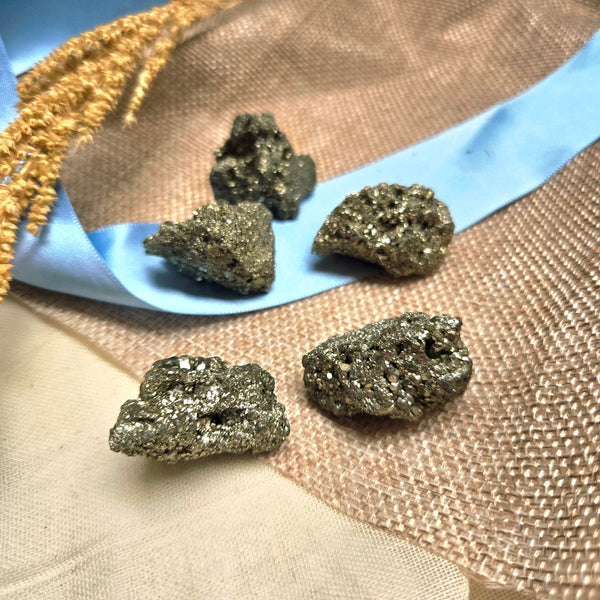 Pyrietclusters uit Peru - Insight Stones