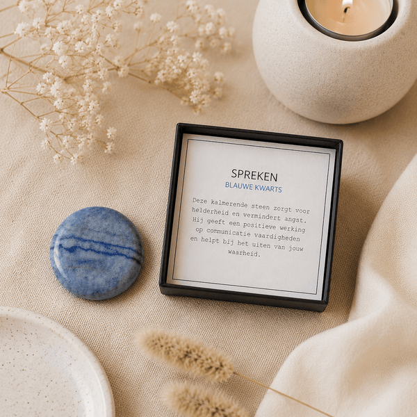 Spreken - Blauwe kwarts edelsteen - Insight Stones