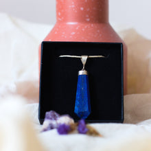 Afbeelding in Gallery-weergave laden, Zilveren Lapis Lazuli Hanger (S925) - Insight Stones