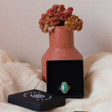 Afbeelding in Gallery-weergave laden, Zilveren Ring S925 met Echte Turkoois uit Iran – Herenring (US 10.5 / HK 23) - Insight Stones