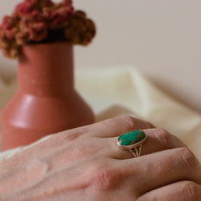 Afbeelding in Gallery-weergave laden, Zilveren Ring S925 met Echte Turkoois uit Iran – Herenring (US 10.5 / HK 23) - Insight Stones