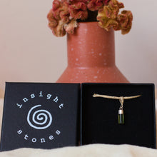Afbeelding in Gallery-weergave laden, Zilveren (S925) Groene Toermalijn Hanger - Insight Stones