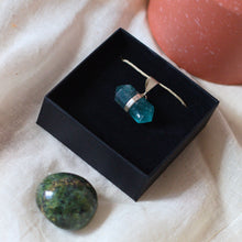 Afbeelding in Gallery-weergave laden, Zilveren (S925) hanger met blauw - groene fluoriet - dubbeleinder - Insight Stones