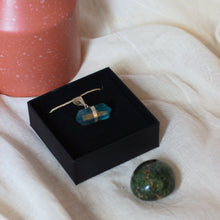Afbeelding in Gallery-weergave laden, Zilveren (S925) hanger met blauw - groene fluoriet - dubbeleinder - Insight Stones